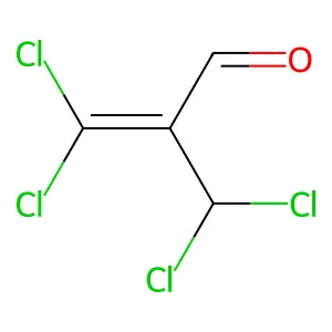 Acrolein, 3,3-dichloro-2-(dichloromethyl)- structure