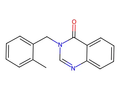 3-(2-methylbenzyl)-4(3H)-quinazolinone structure