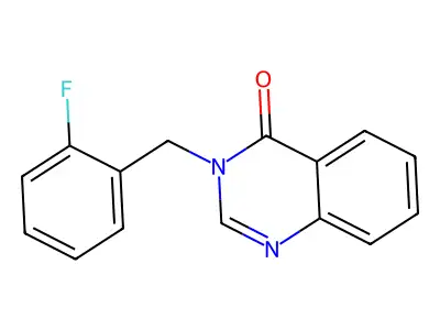 3-(2-Fluorobenzyl)-4(3H)-quinazolinone structure