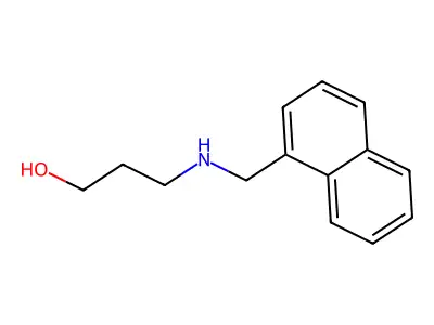 3-[(1-Naphthylmethyl)amino]propan-1-OL structure