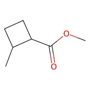 Methyl 2-methylcyclobutane-1-carboxylate structure