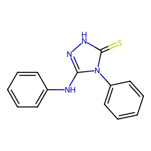 5-Anilino-4-phenyl-4H-1,2,4-triazole-3-thiol structure