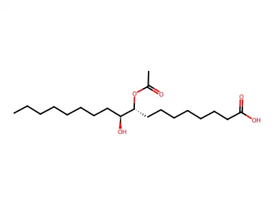 9-(乙酰氧基)-10-羟基十八烷酸 structure