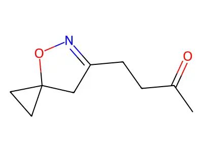 2-Butanone, 4-(4-oxa-5-azaspiro[2.4]hept-5-en-6-yl)- structure