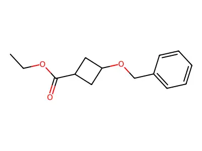 Ethyl 3-(benzyloxy)cyclobutanecarboxylate structure