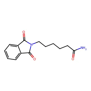 6-(1,3-dioxo-2,3-dihydro-1H-isoindol-2-yl)hexanamide structure