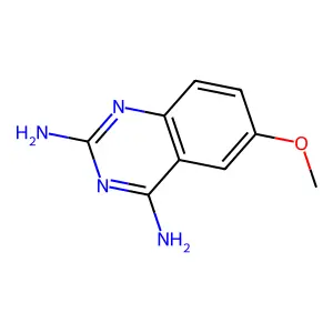 6-甲氧基喹唑啉-2,4-二胺 structure