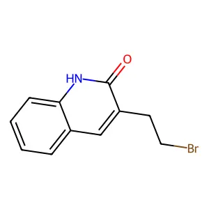 2(1H)-Quinolinone, 3-(2-bromoethyl)- structure
