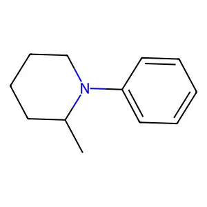 Piperidine, 2-methyl-1-phenyl- structure