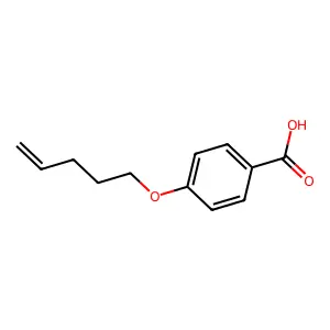 para-(pent-4-enoxy)benzoic Acid structure