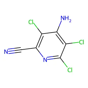 4-氨基-3,5,6-三氯-2-吡啶甲腈 structure