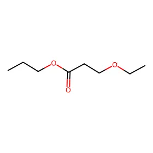 Propanoic acid, 3-ethoxy-, propyl ester structure