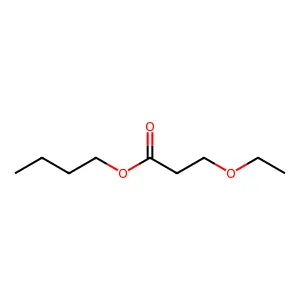 Butyl 3-ethoxypropanoate structure