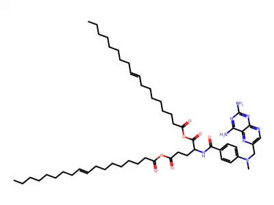 Dioleoylmethotrexate structure