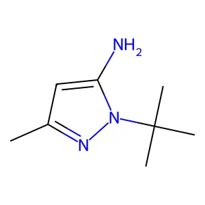 1-tert-Butyl-3-methyl-1H-pyrazol-5-amine structure