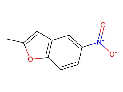 2-Methyl-5-nitrobenzofuran structure