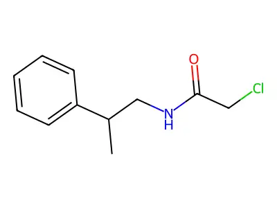2-Chloro-N-(2-phenylpropyl)acetamide structure