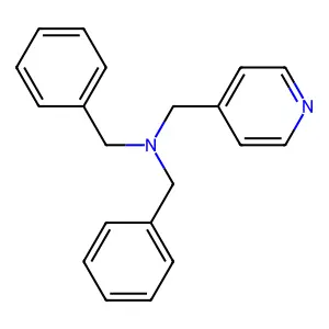 N,N-二苄基吡啶-4-甲胺 structure