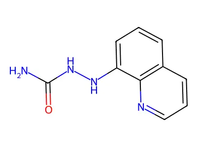 2-Quinolin-8-ylhydrazinecarboxamide structure