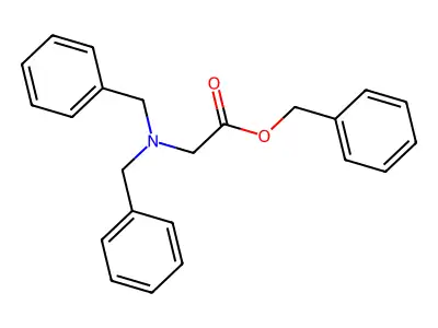 Dibenzylamino-acetic acid benzyl ester structure