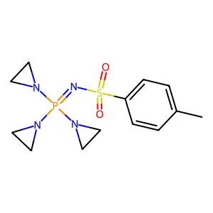 4-methyl-N-[tris(aziridin-1-yl)-lambda5-phosphanylidene]benzenesulfonamide structure