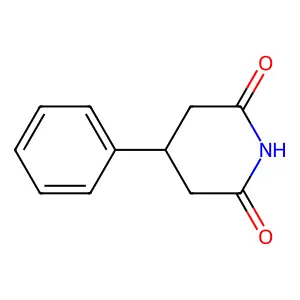 3-苯基戊二酰亚胺 structure