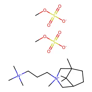 三甲地铵甲硫酸盐 structure