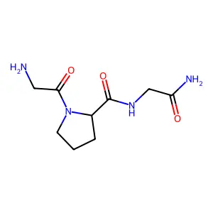 甘氨酰-脯氨酰-甘氨酰胺 structure