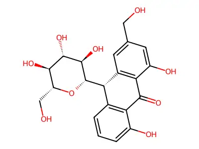 蘆薈苷 structure