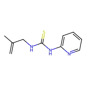 [(2-Methylprop-2-enyl)amino](2-pyridylamino)methane-1-thione structure
