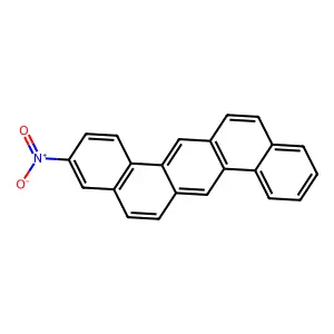 Dibenz(a,h)anthracene, 3-nitro- structure