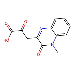 3-(4-Methyl-3-oxo-3,4-dihydro-2-quinoxalinyl)-2-oxopropanoic acid structure