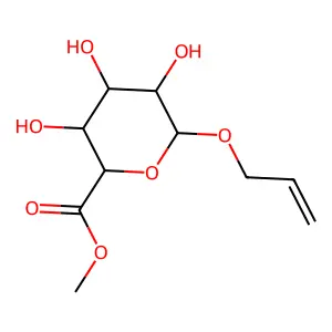 allyl methyl beta-glucopyranosiduronate structure