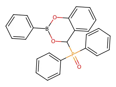 Phosphine oxide, diphenyl(2-phenyl-4H-1,3,2-benzodioxaborin-4-yl)- structure