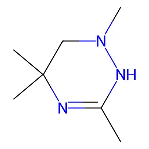 as-Triazine, 1,4,5,6-tetrahydro-1,3,5,5-tetramethyl- structure
