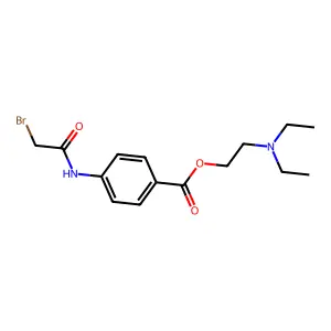 4-Bromoacetamidoprocaine structure