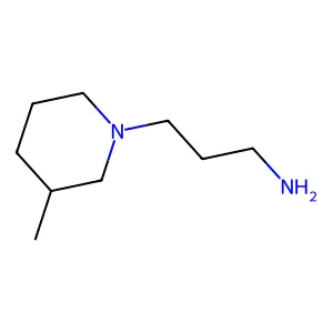 3-(3-甲基哌啶-1-基)丙-1-胺 structure