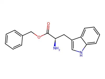 Benzyl 2-amino-3-(1H-indol-3-yl)propanoate structure