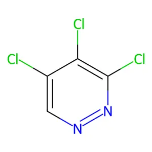 3,4,5-Trichloropyridazine structure