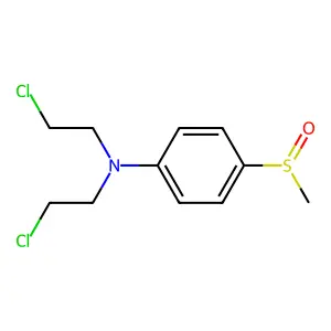 4-(Methylsulfinyl)phenyl nitrogen mustard structure