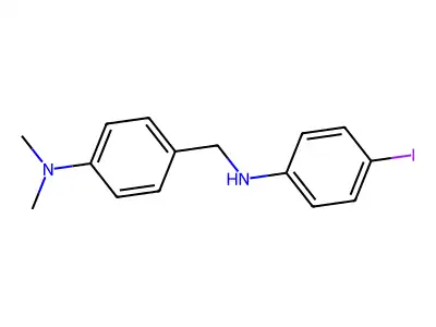 N4,N4-Dimethyl-N-alpha-(4-iodophenyl)-toluene-alpha,4-diamine structure