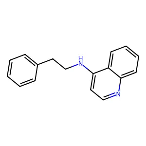 N-(2-苯乙基)-4-喹啉胺 structure