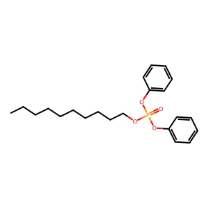 癸基二苯基磷酸酯 structure