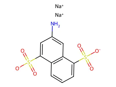 1,5-Naphthalenedisulfonic acid, 3-amino-, sodium salt (1:?) structure