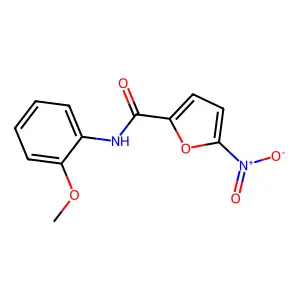 N-(2-methoxyphenyl)-5-nitrofuran-2-carboxamide structure