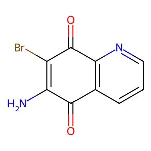 6-Amino-7-bromo-5,8-quinolinedione structure