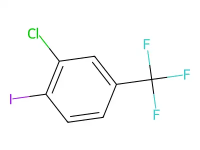 3-Chloro-4-iodobenzotrifluoride structure