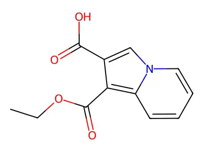 1-Ethyl 1,2-indolizinedicarboxylate structure