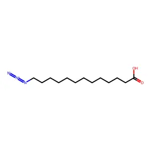 12-叠氮基十二烷酸 structure