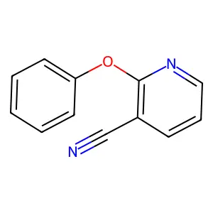 2-苯氧基烟腈 structure